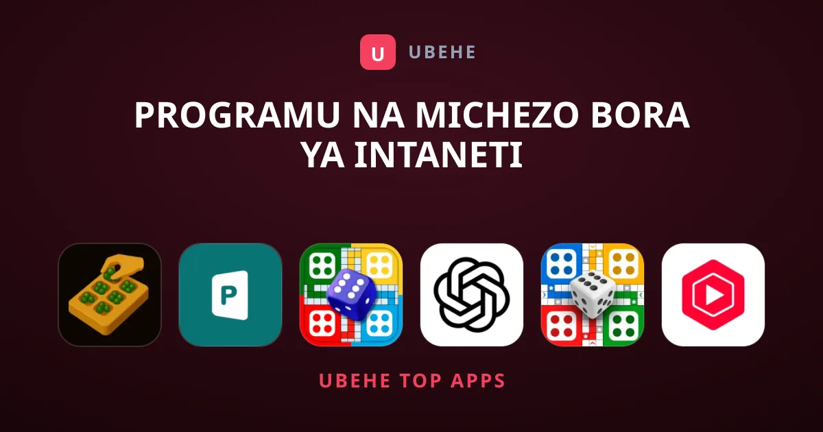 Programu na Michezo Bora ya Intaneti Inayopendekezwa